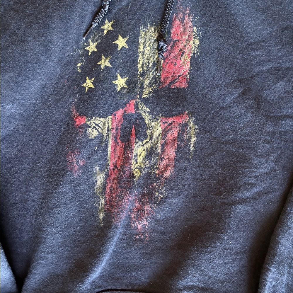 Grunt Style AMERICAN REAPER 2.0 HOODIE - Black - Picture 3 of 5